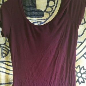 Summer clearence!! Burgundy short sleeve top