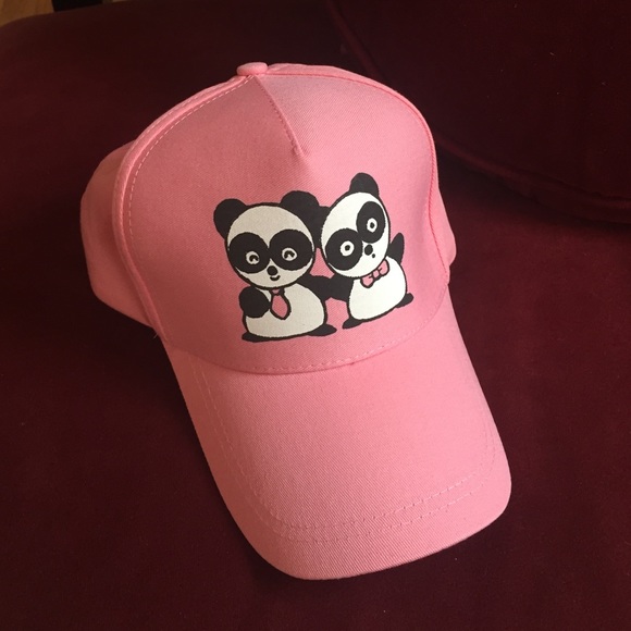 Cute pink panda hat!