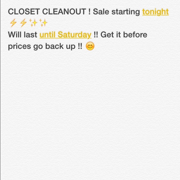 SALE SALE SALE ✨⚡️