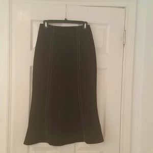 Classy long black skirt.