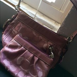 coach purse and wristlet