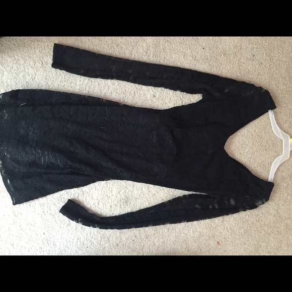 Forever 21 Black, lace, pencil dress