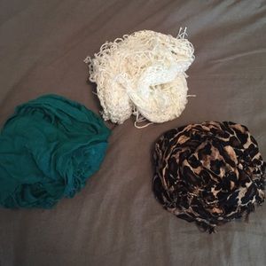 3 scarf bundle