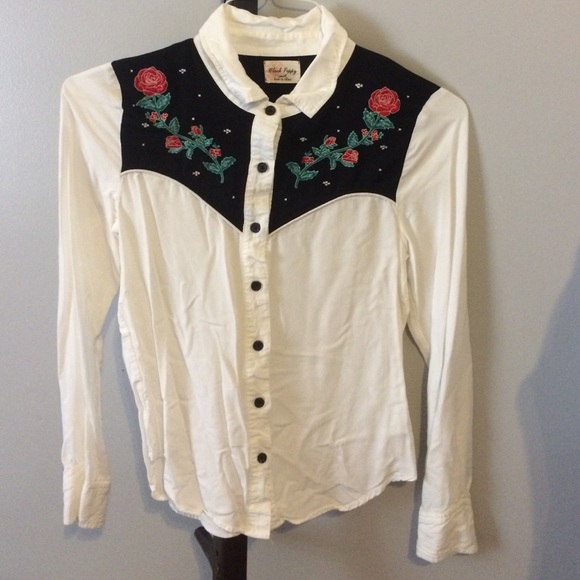 Rockabilly retro western cowboy shirt