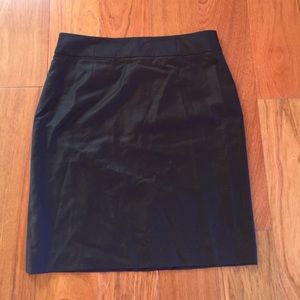 J. Crew black suit skirt