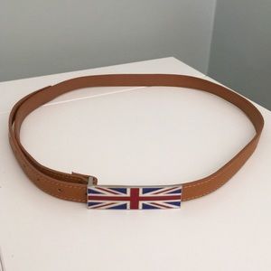 British flag adjustable belt