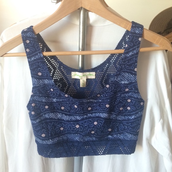 Urban Outfitters Tops - Crochet back crop tank