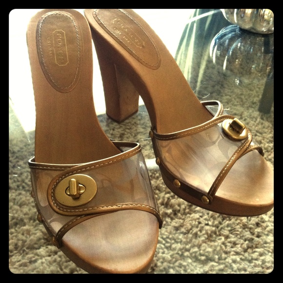 Coach chunky heels/sandals