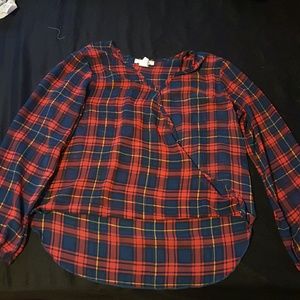 Perfect for  holidays! Chiffon long sleeve blouse