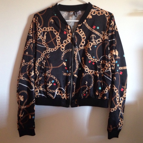 Chains bomber jacket