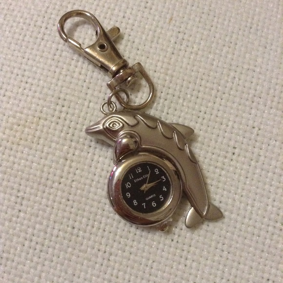 Ethan Elite  Accessories - Ethan Elite Dolphin Clock Keychain
