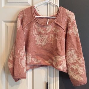 Free People Cropped Sweater
