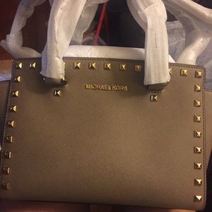 NWT Selma Stud Satchel