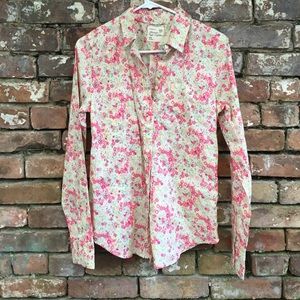 Floral button-up