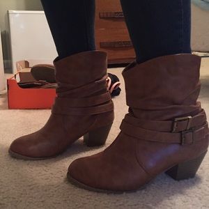 Brown boots