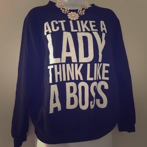 Act like a Lady Sweater