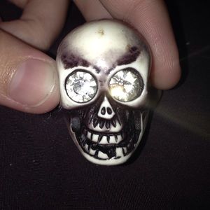 Cute skull ring