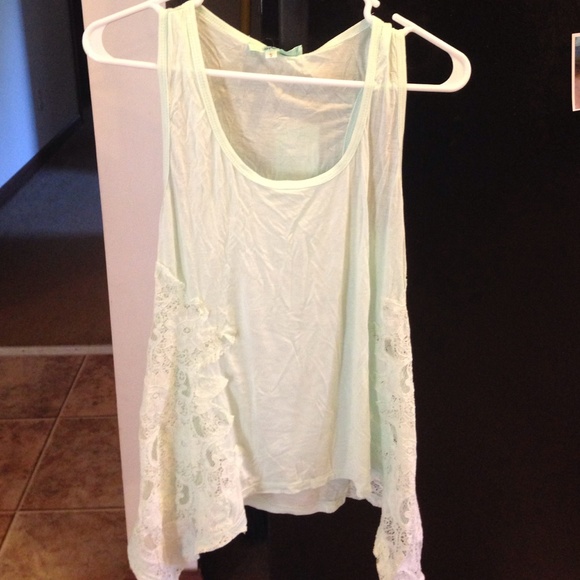 NWT mint green tank
