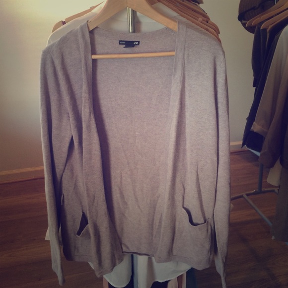 Tan cardigan