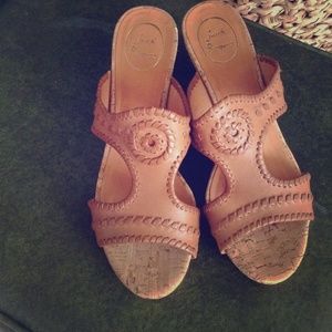 Jack Rogers Emilia Wedge Sz 10