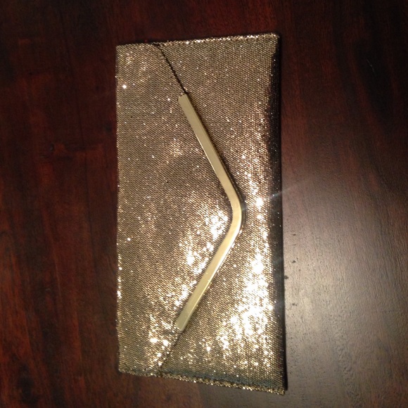 Gold glittered envelope clutch - Nordstroms