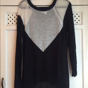 Cotton on black and white sweater