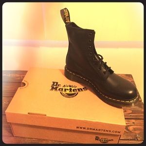 Never been worn matte black Dr.Martins.