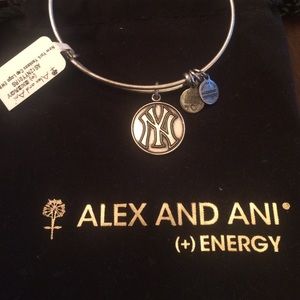 Silver Alex and Ani New York Yankees
