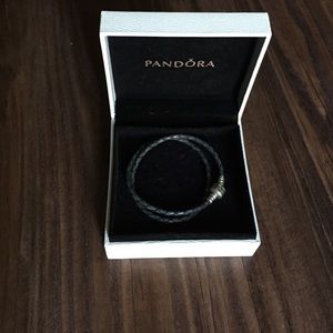Pandora leather bracelet