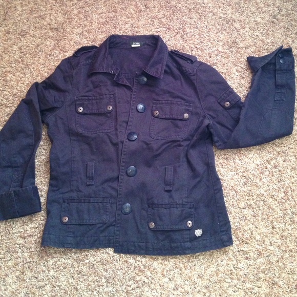 Adorable navy Jean jacket from J. Crew!!