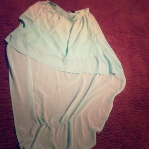 Blue high low skirt F21💞