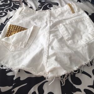 Studded shorts