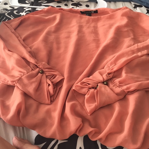 Tan forever 21 dress up shirt