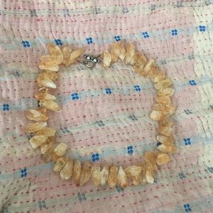 Raw Citrine Necklace