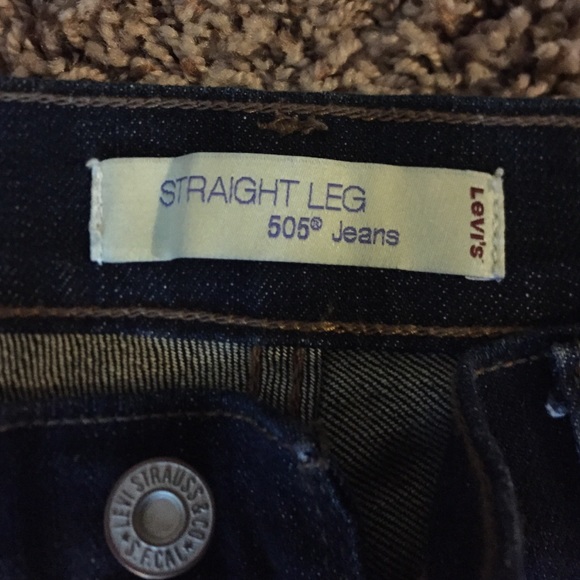 🔴SOLD🔴 @kserrano LEVI'S STRAIGHT LEG 505's - Picture 3 of 4