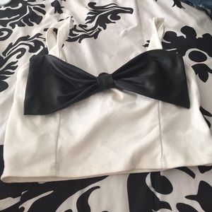 Bow tie crop top