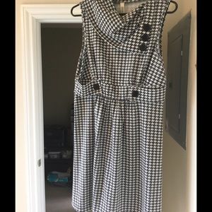 Lovely Details houndstooth dress - vintage