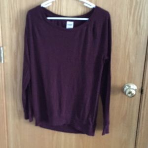 Long sleeved Victoria's Secret pink shirt