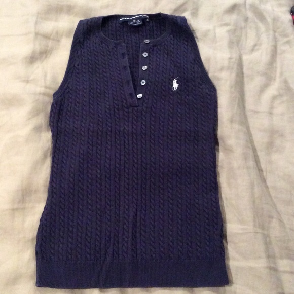 Blue ralph lauren sport shirt