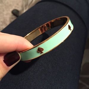 Kate spade teal blue bangle