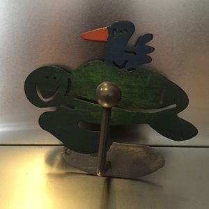 Turtle & Bird Wall Hook