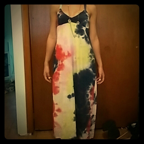 Tiedye maxi dress