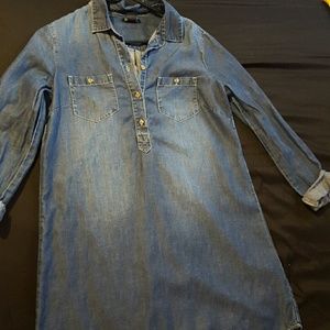 Lucky  above the knee denim dress!