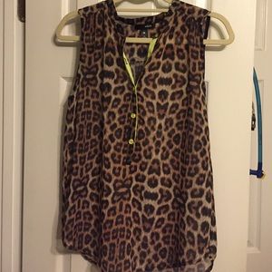Leopard top from Bloomingdales