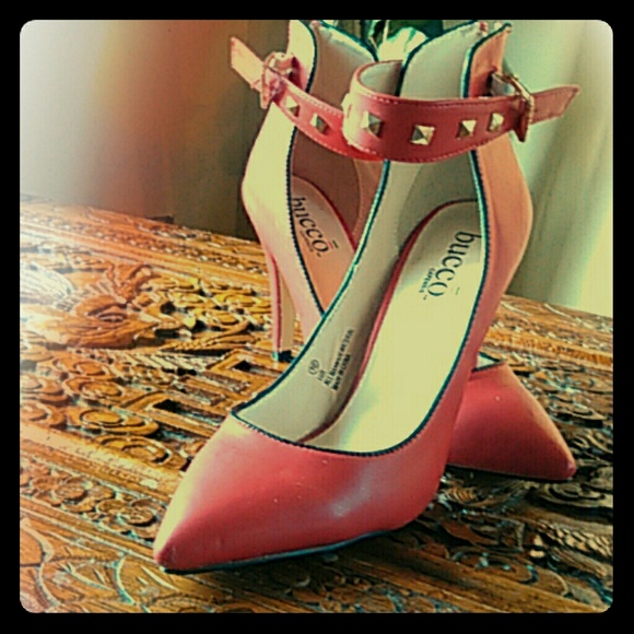 Bucco Lux Stud Zip Heel.