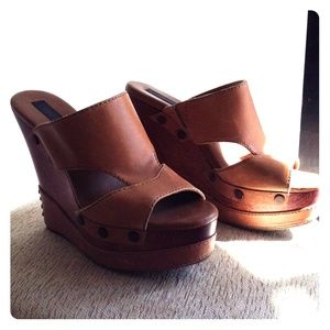Tan wedges
