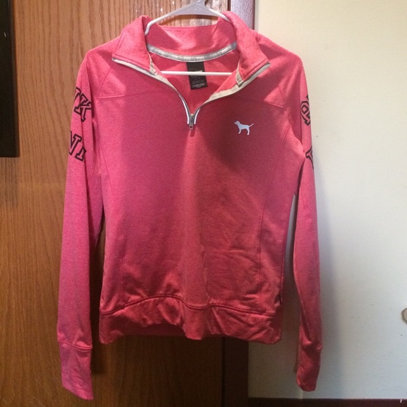 Half-zip PINK pullover