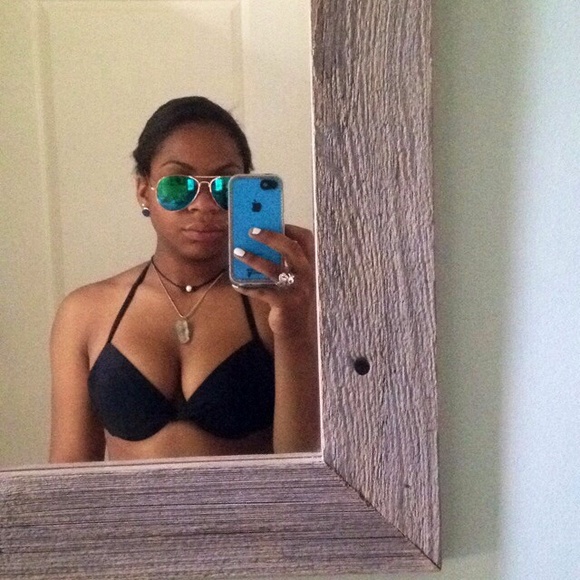Black swim top
