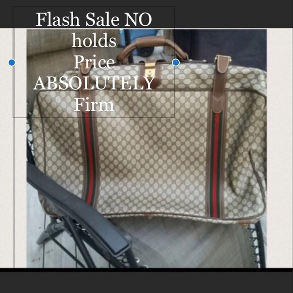 Gucci Handbags - Vintage Gucci Square Suitcase Authentic