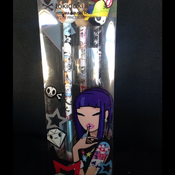 Tokidoki ltd ed pittura brush set NIB